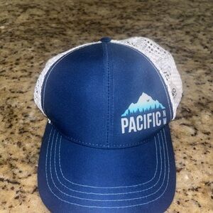 Pacific NW Blue and White Trucker Hat